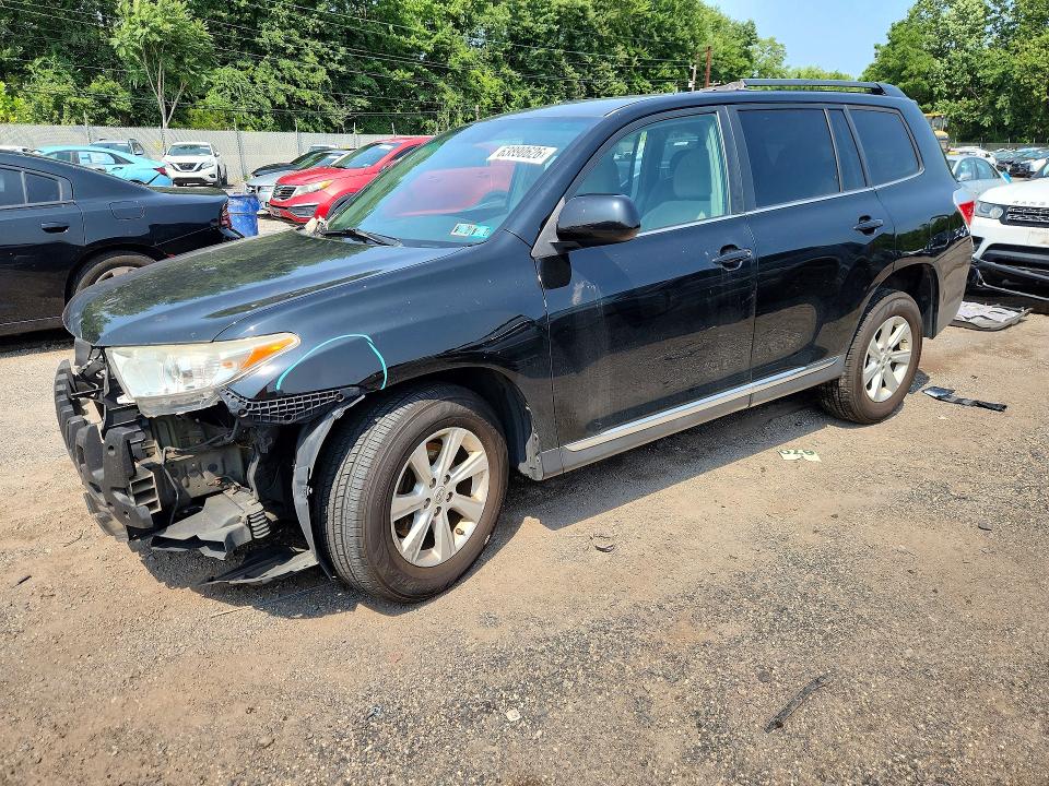 TOYOTA HIGHLANDER 2011 with VIN 5TDBK3EH1BS082520 - Photo from auction