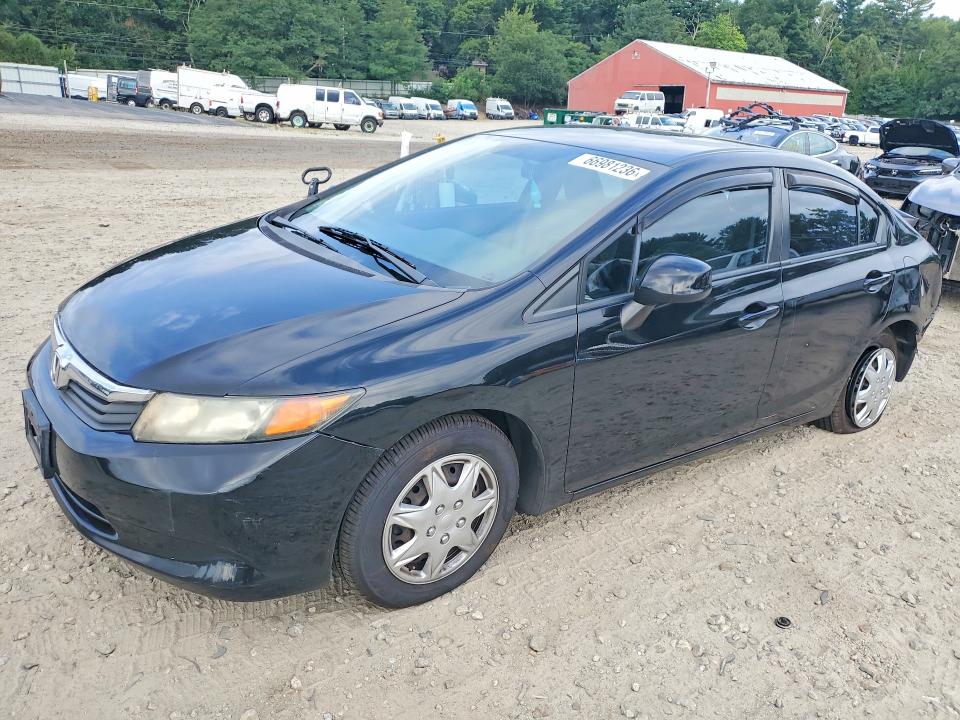 HONDA CIVIC 2012 with VIN 2HGFB2F54CH327151 - Photo from auction