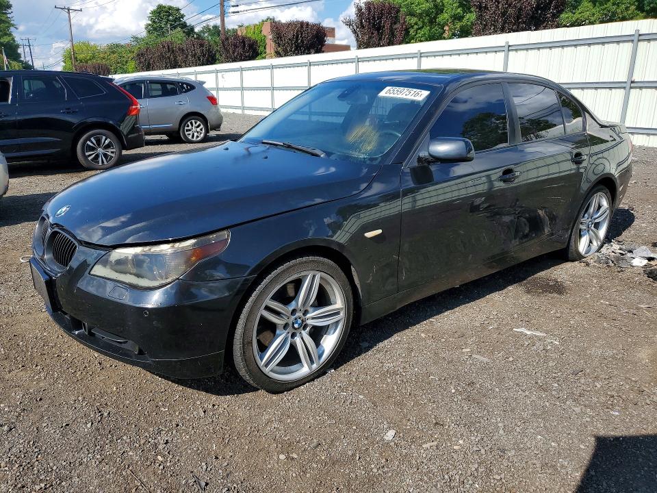 BMW 530 2007 with VIN WBANF73587CU21863 - Photo from auction