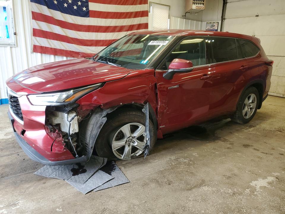TOYOTA HIGHLANDER 2020 with VIN 5TDBBRCH5LS005298 - Photo from auction