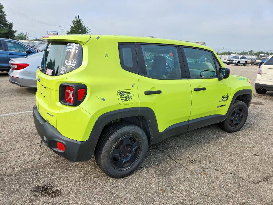 Photo 3 from auction – 2017 JEEP RENEGADE with VIN ZACCJBAB9HPG35178