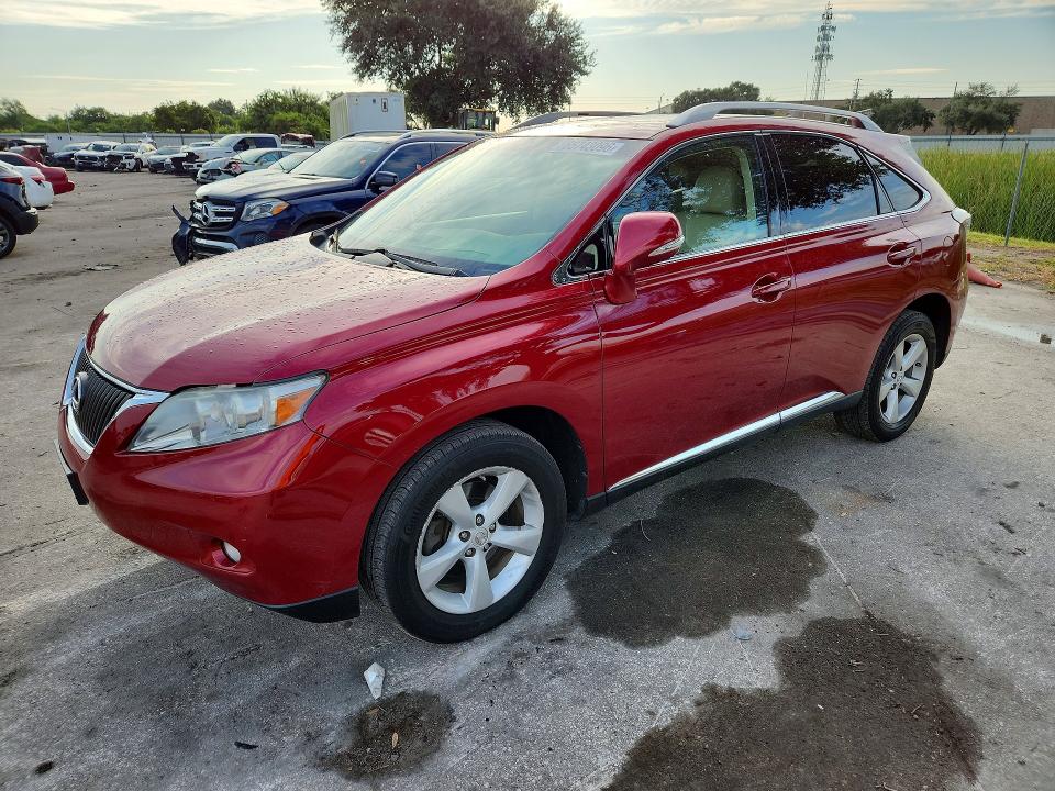 LEXUS RX 2012 with VIN 2T2ZK1BA7CC080836 - Photo from auction