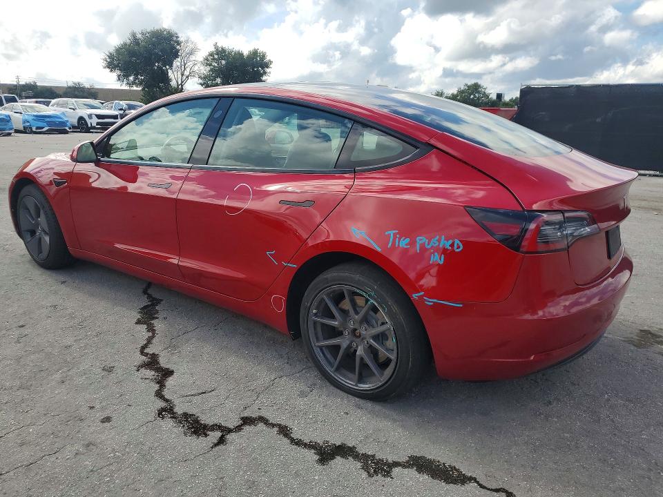 Photo 2 from auction – 2022 TESLA MODEL 3 with VIN 5YJ3E1EAXNF184796
