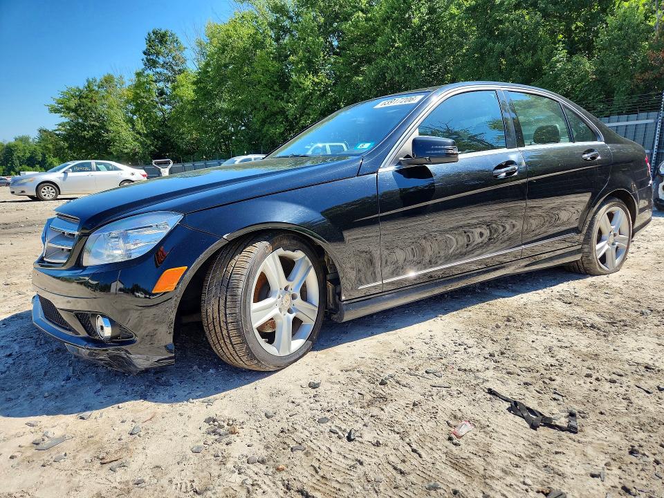 MERCEDES-BENZ C 2010 with VIN WDDGF8BB9AF413484 - Photo from auction