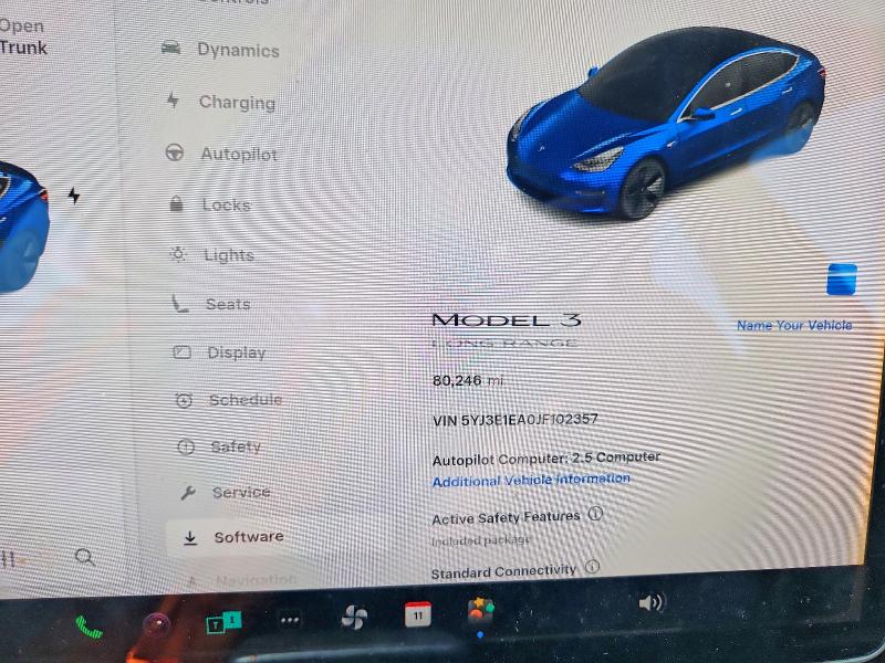 Photo 9 from auction – 2018 TESLA MODEL 3 with VIN 5YJ3E1EA0JF102357