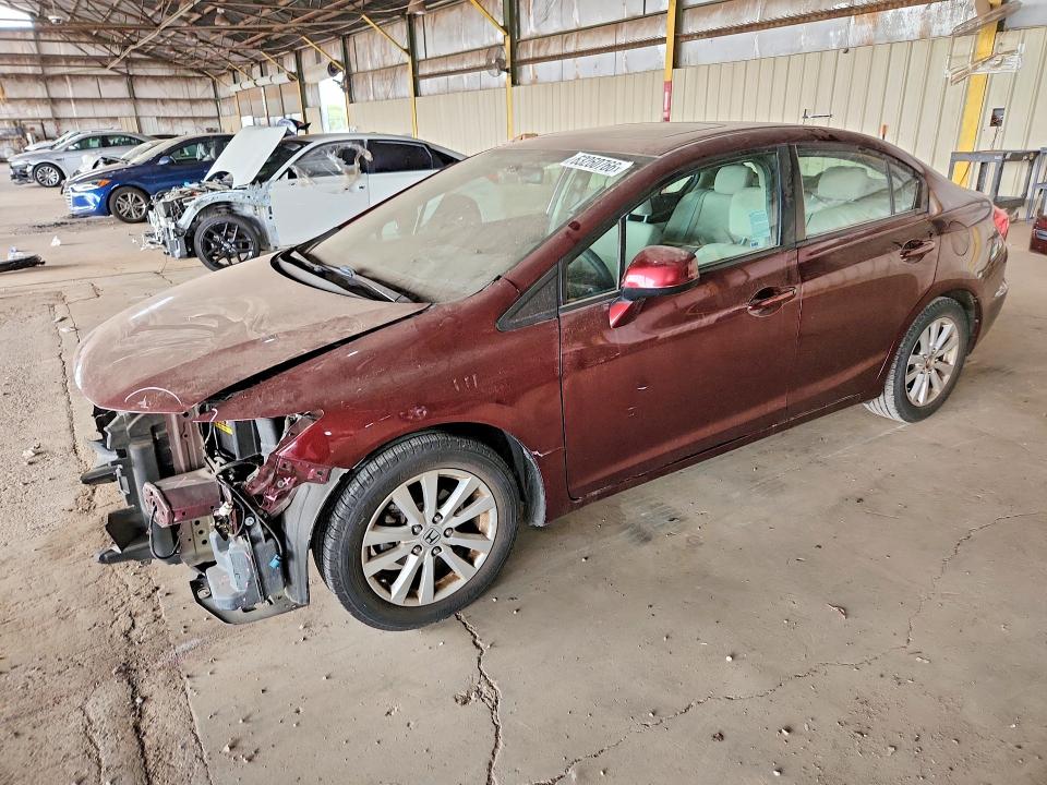 HONDA CIVIC 2012 with VIN 19XFB2F83CE379939 - Photo from auction
