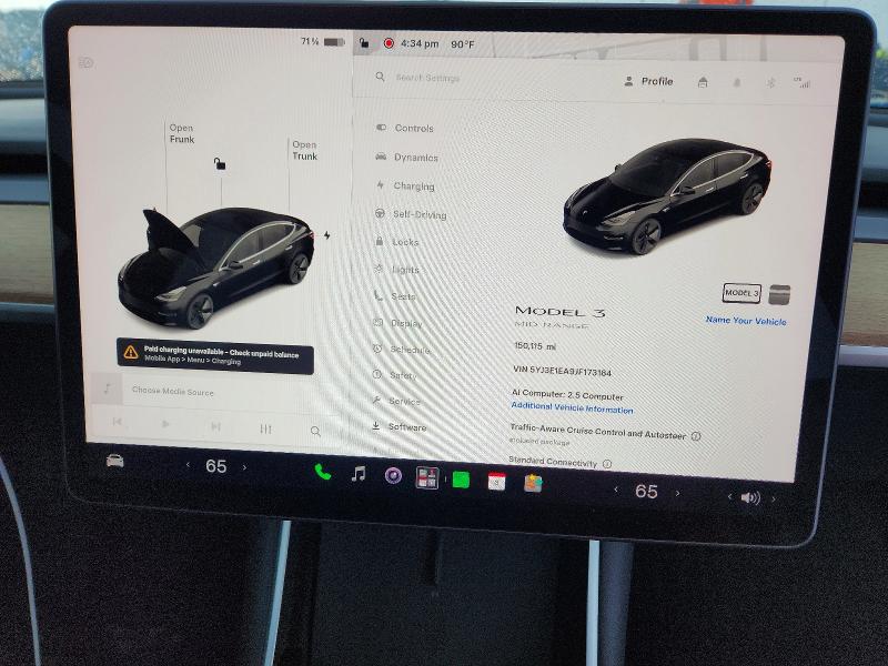 Photo 9 from auction – 2018 TESLA MODEL 3 with VIN 5YJ3E1EA9JF173184
