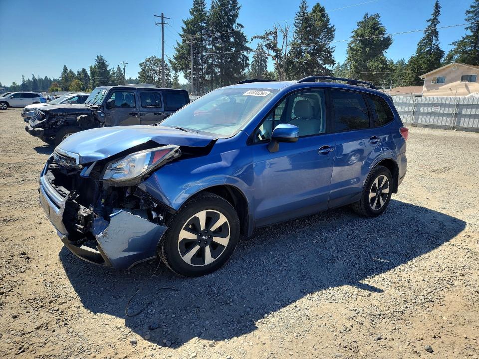 SUBARU FORESTER 2017 with VIN JF2SJAEC3HH547485 - Photo from auction