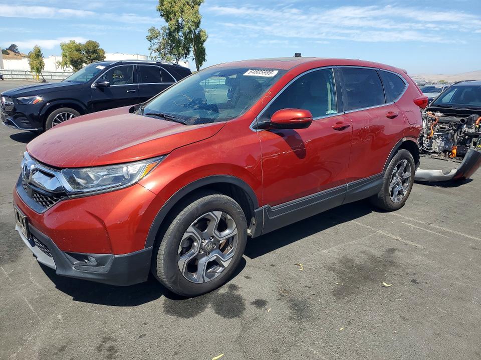 HONDA CR-V 2019 with VIN 5J6RW2H82KL000993 - Photo from auction