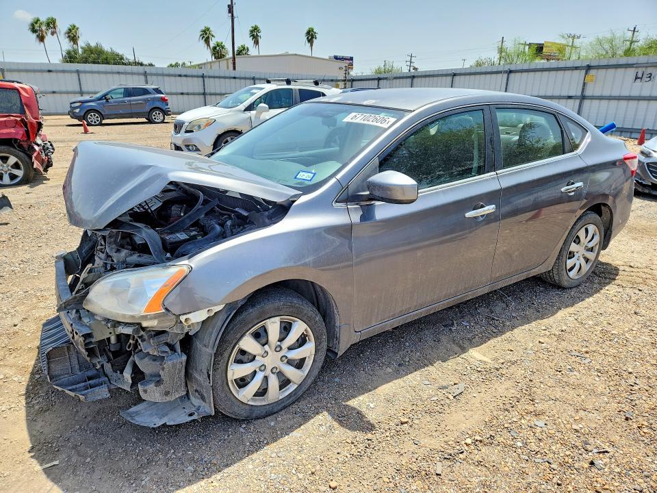Photo 1 from auction – 2015 NISSAN SENTRA with VIN 3N1AB7AP3FY328341