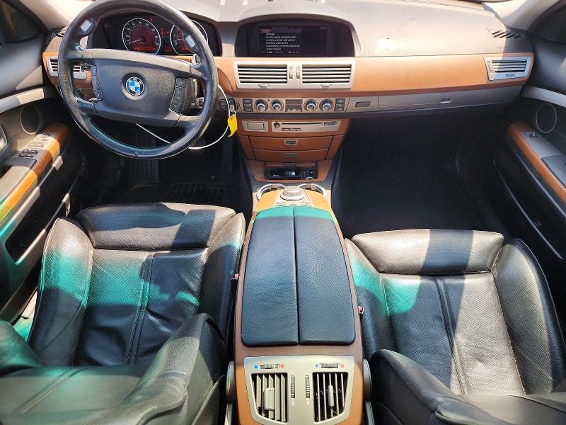 Photo 8 from auction – 2006 BMW 750 with VIN WBAHN835X6DT26705