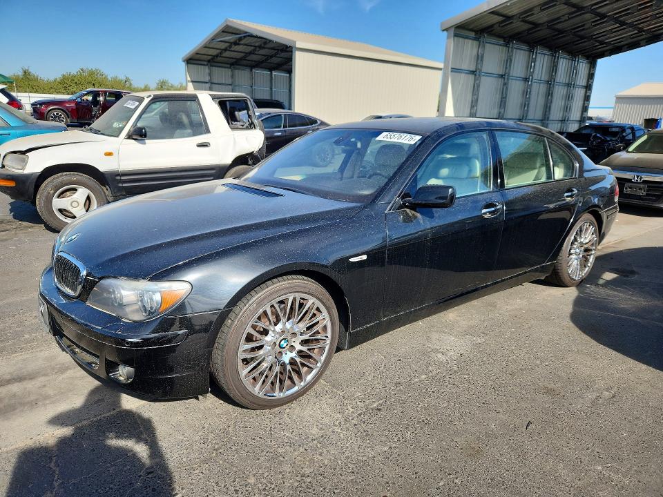 BMW 750 2008 with VIN WBAHN83598DT81486 - Photo from auction