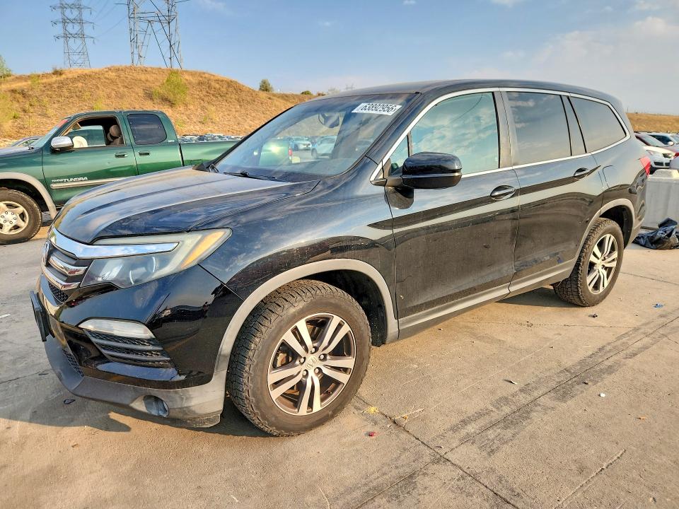 HONDA PILOT 2016 with VIN 5FNYF6H59GB038505 - Photo from auction