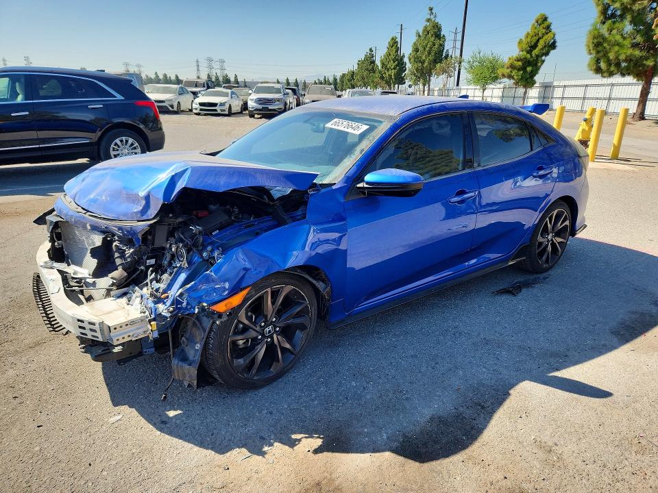 HONDA CIVIC 2017 with VIN SHHFK7H44HU202744 - Photo from auction