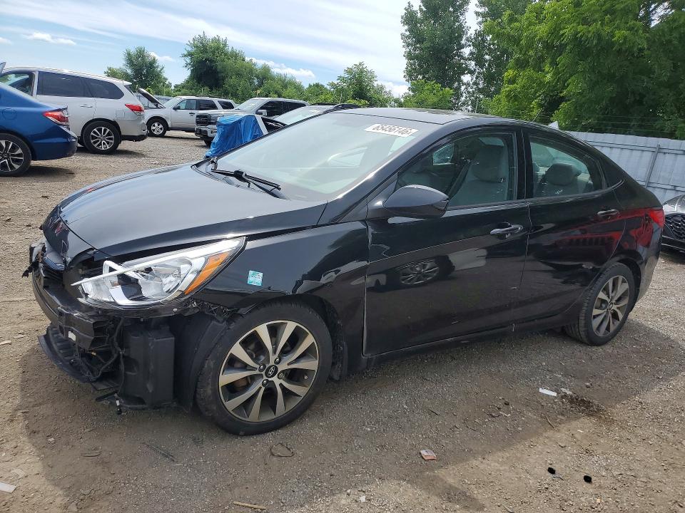 HYUNDAI ACCENT 2017 with VIN KMHCT4AE3HU318765 - Photo from auction