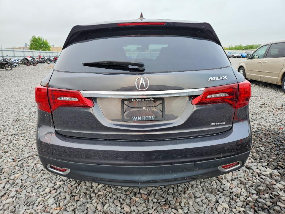 Photo 6 from auction – 2014 ACURA MDX with VIN 5FRYD4H47EB009260