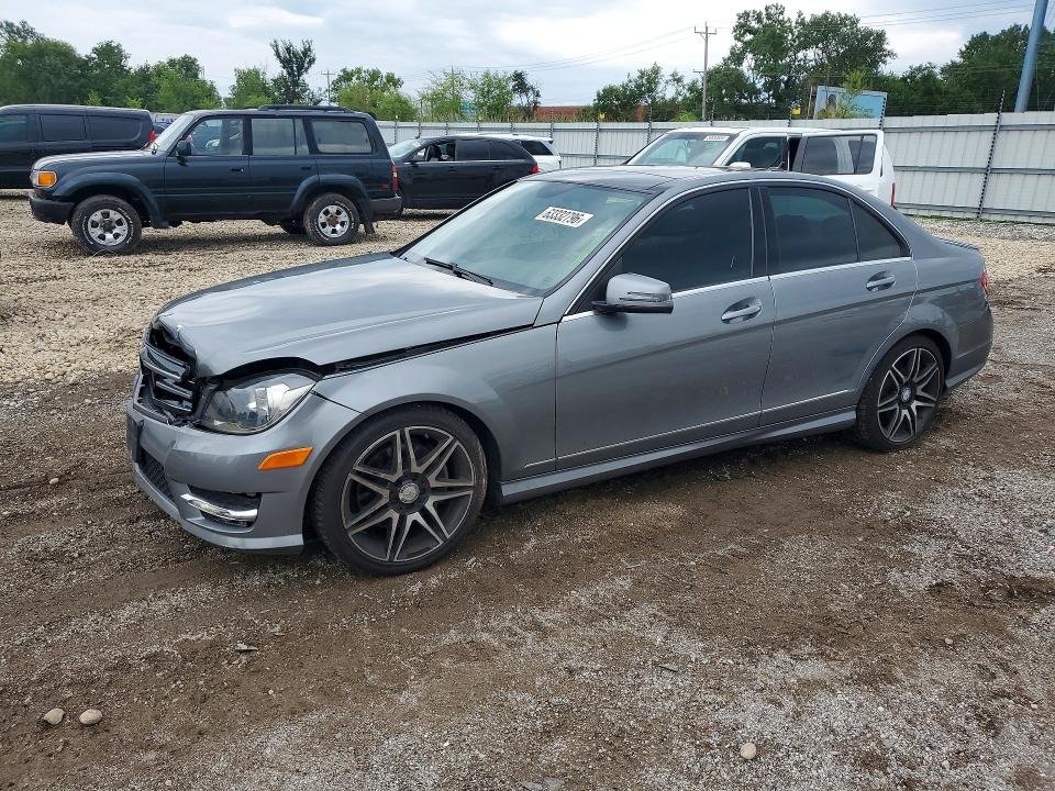 MERCEDES-BENZ C 2014 with VIN WDDGF8AB1ER319167 - Photo from auction