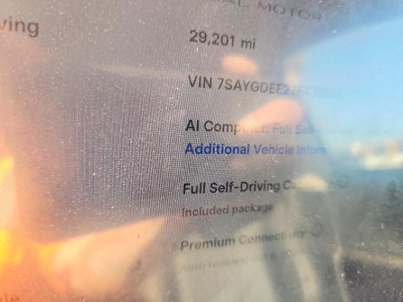 Foto 9 de la subasta – 2026 TESLA MODEL Y con VIN 7SAYGDEE2TF438506