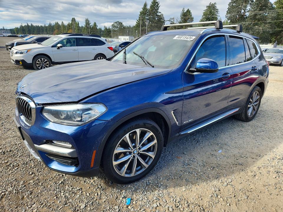 BMW X3 2018 with VIN 5UXTR9C58JLC83974 - Photo from auction