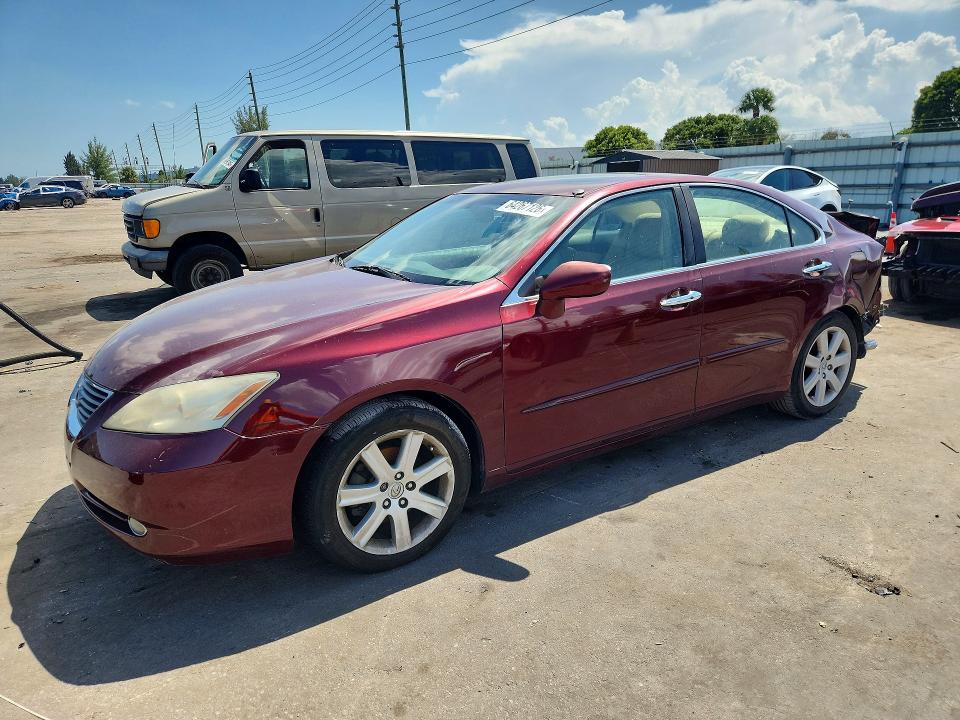LEXUS ES 2008 with VIN JTHBJ46GX82171600 - Photo from auction