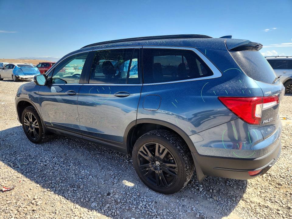 Photo 2 from auction – 2021 HONDA PILOT with VIN 5FNYF6H27MB044031
