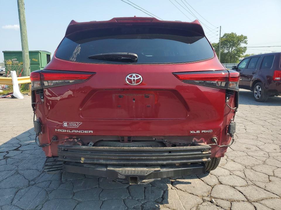 Photo 6 from auction – 2022 TOYOTA HIGHLANDER with VIN 5TDHZRBH0NS219478