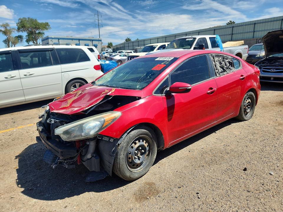 KIA FORTE 2015 with VIN KNAFX4A67F5426390 - Photo from auction