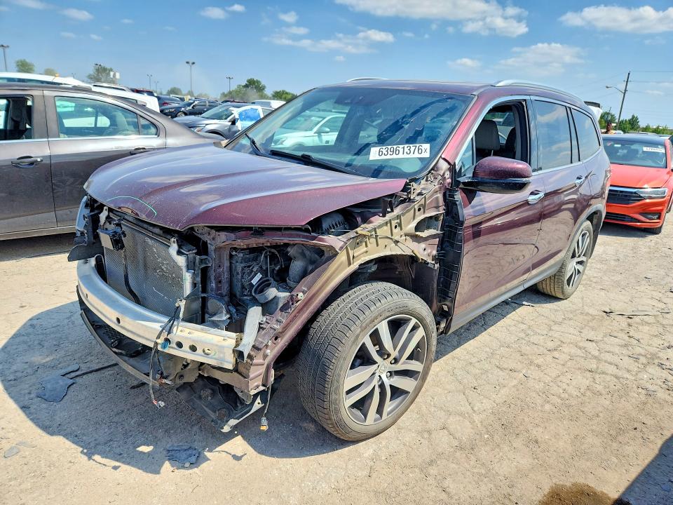 HONDA PILOT 2016 with VIN 5FNYF6H97GB061168 - Photo from auction