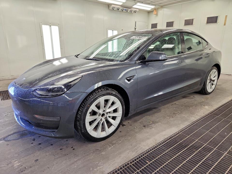 TESLA MODEL 3 2022 with VIN 5YJ3E1EA5NF186164 - Photo from auction