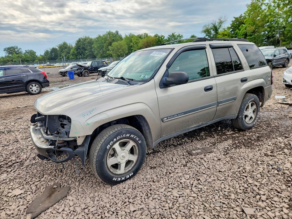 CHEVROLET TRAILBLAZER 2002 with VIN 1GNDT13S022290086 - Photo from auction