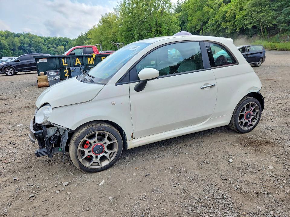 FIAT 500 2012 with VIN 3C3CFFBR0CT362271 - Photo from auction