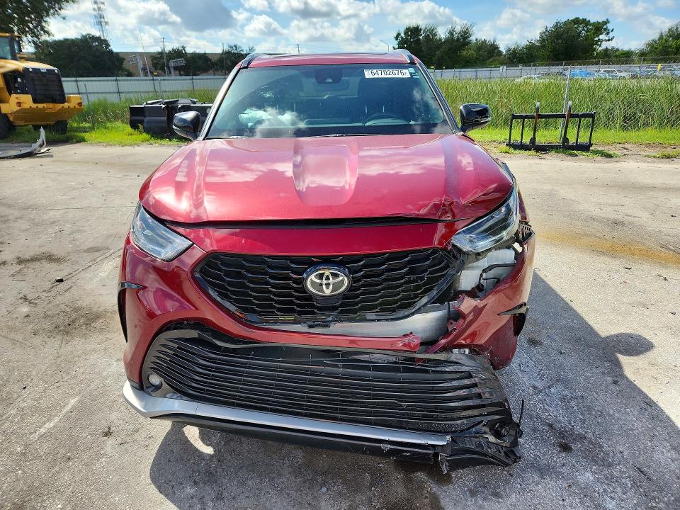 Photo 5 from auction – 2021 TOYOTA HIGHLANDER with VIN 5TDLZRAH4MS067635