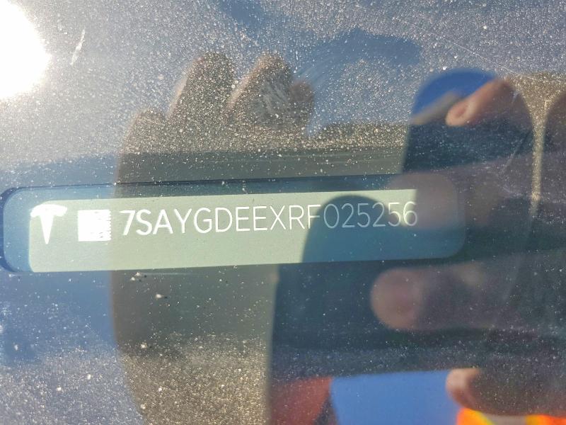 Photo 14 from auction – 2024 TESLA MODEL Y with VIN 7SAYGDEEXRF025256