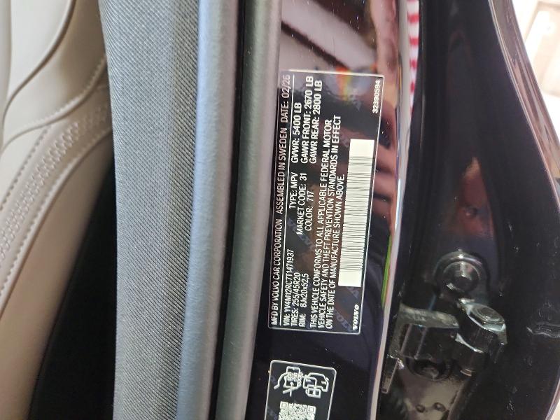 Photo 14 from auction – 2026 VOLVO XC60 with VIN YV4M12RC7T1471937