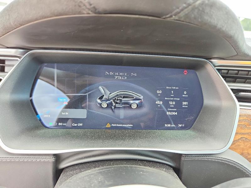 Photo 9 from auction – 2017 TESLA MODEL S with VIN 5YJSA1E26HF205504