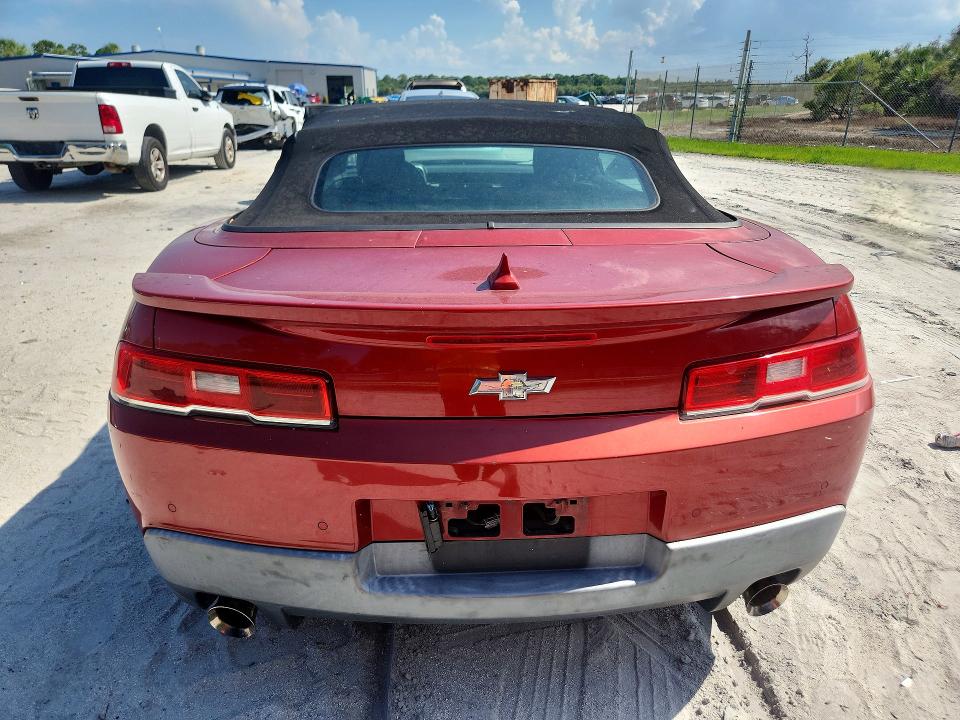 Photo 6 from auction – 2014 CHEVROLET CAMARO with VIN 2G1FB3D31E9152126