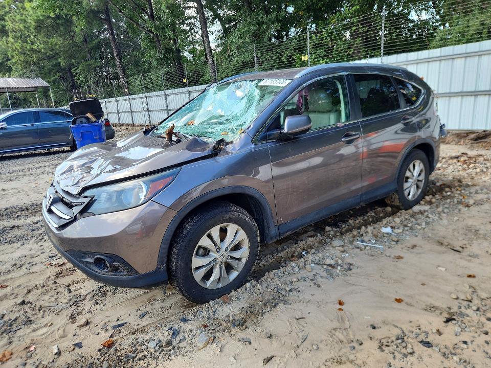HONDA CR-V 2012 with VIN 5J6RM3H76CL001746 - Photo from auction