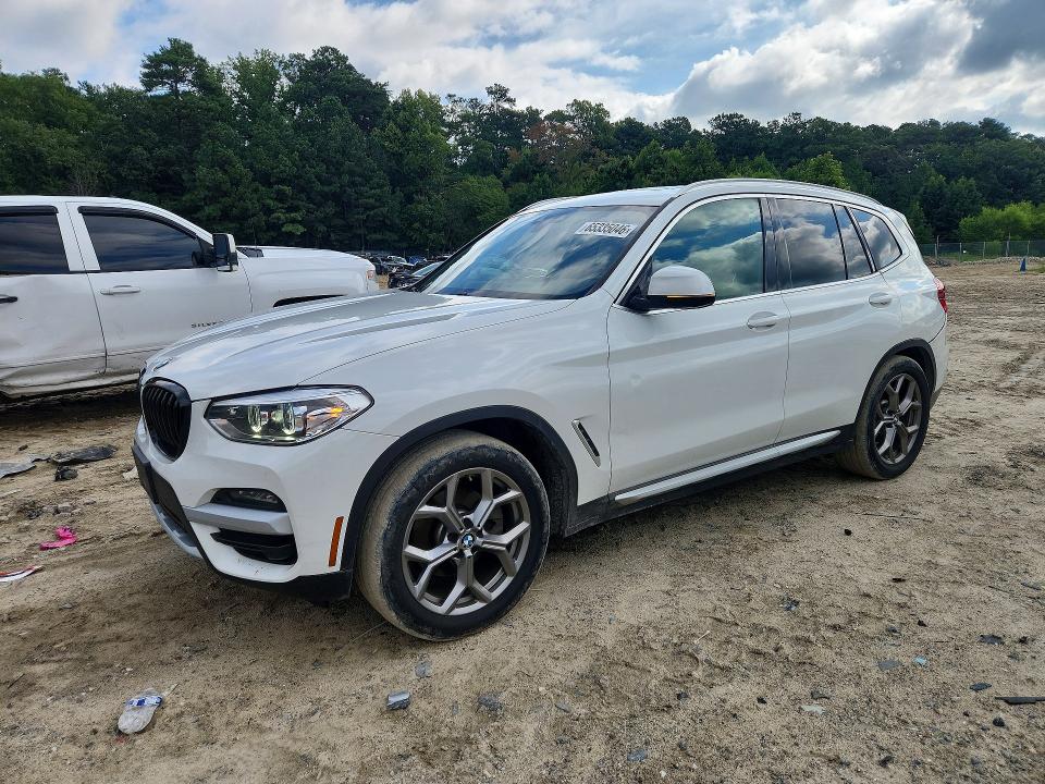 BMW X3 2021 с VIN 5UXTY5C09M9F36852 - Фото с аукциона