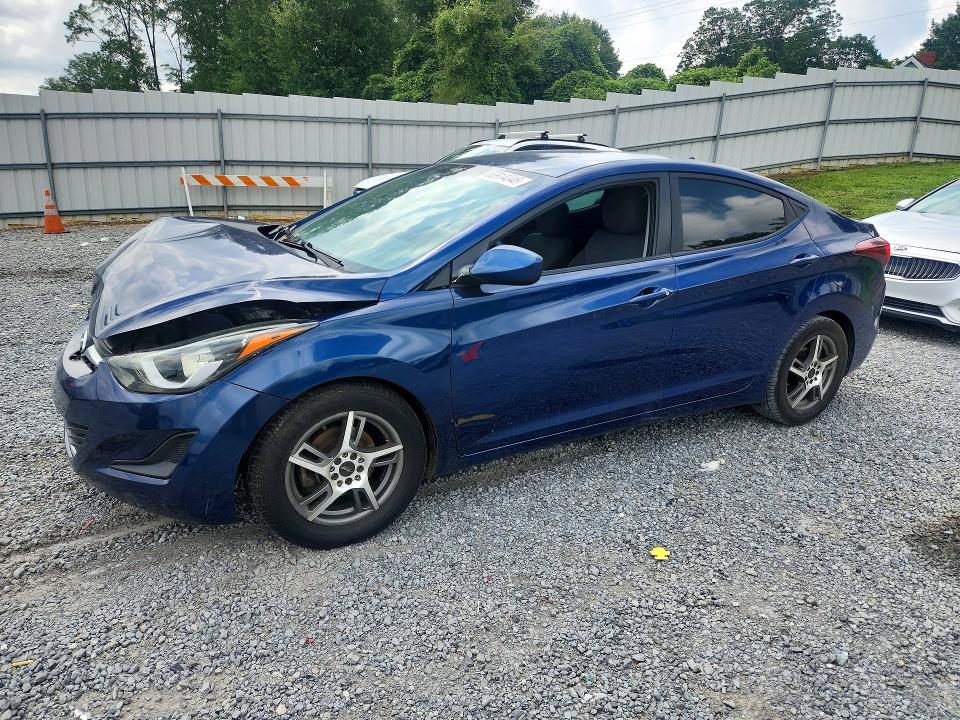 HYUNDAI ELANTRA 2016 with VIN 5NPDH4AE6GH779283 - Photo from auction
