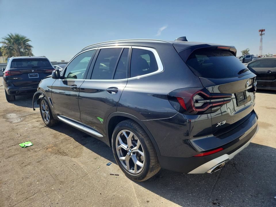 Photo 2 from auction – 2023 BMW X3 with VIN 5UX43DP08P9R92575