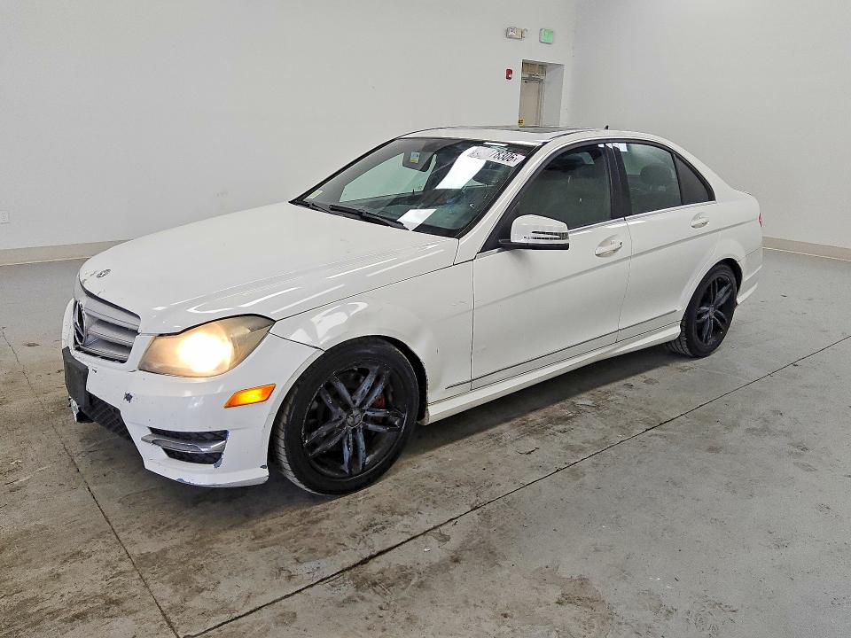 MERCEDES-BENZ C 2013 with VIN WDDGF8AB4DR297485 - Photo from auction