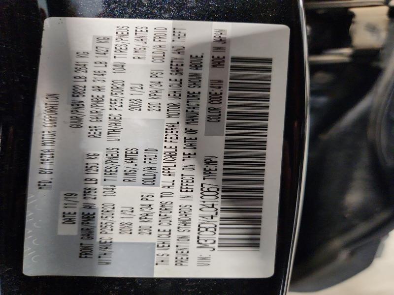 Foto 14 de la subasta – 2020 MAZDA CX-9 con VIN JM3TCBDY4L0410067