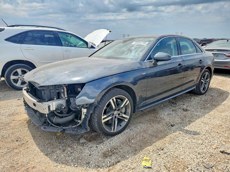 AUDI A4 2017 with VIN WAUENAF40HN027122 - Photo from auction
