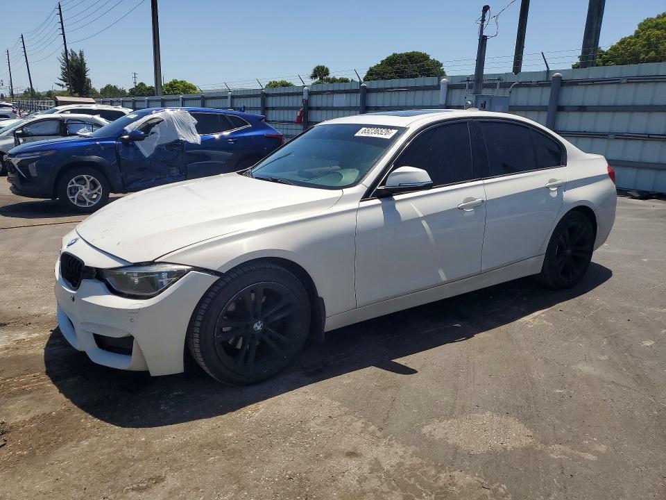 BMW 328 2016 with VIN WBA8E9G50GNU29322 - Photo from auction