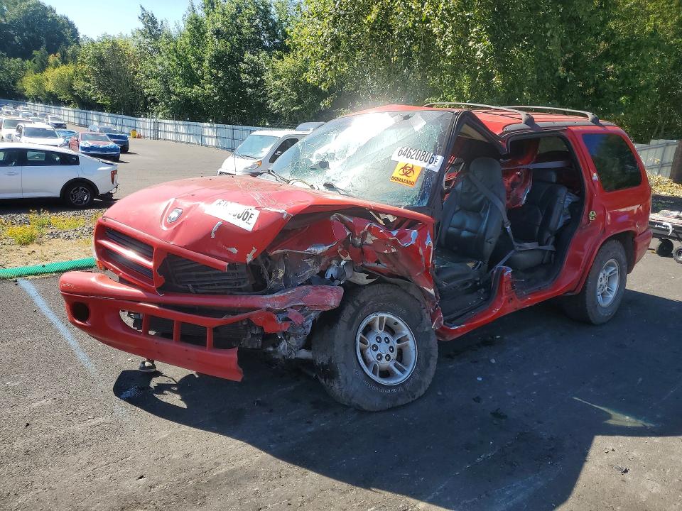 DODGE DURANGO 2000 with VIN 1B4HS28NXYF263904 - Photo from auction
