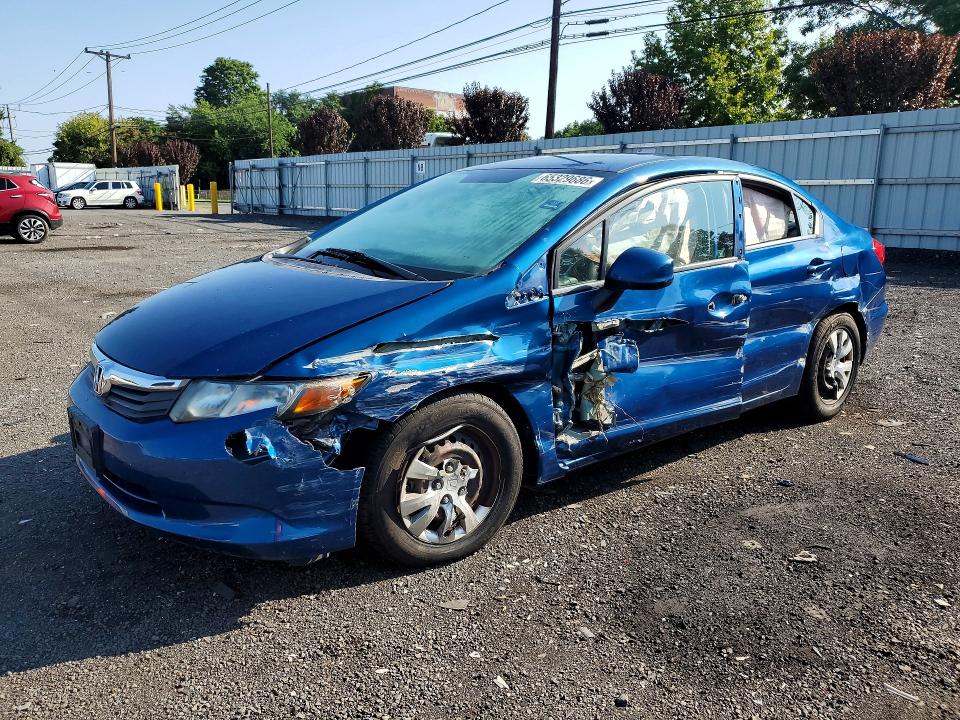 HONDA CIVIC 2012 with VIN 2HGFB2F58CH584636 - Photo from auction