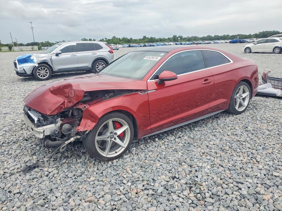 AUDI A5 2018 with VIN WAUSNAF55JA003956 - Photo from auction