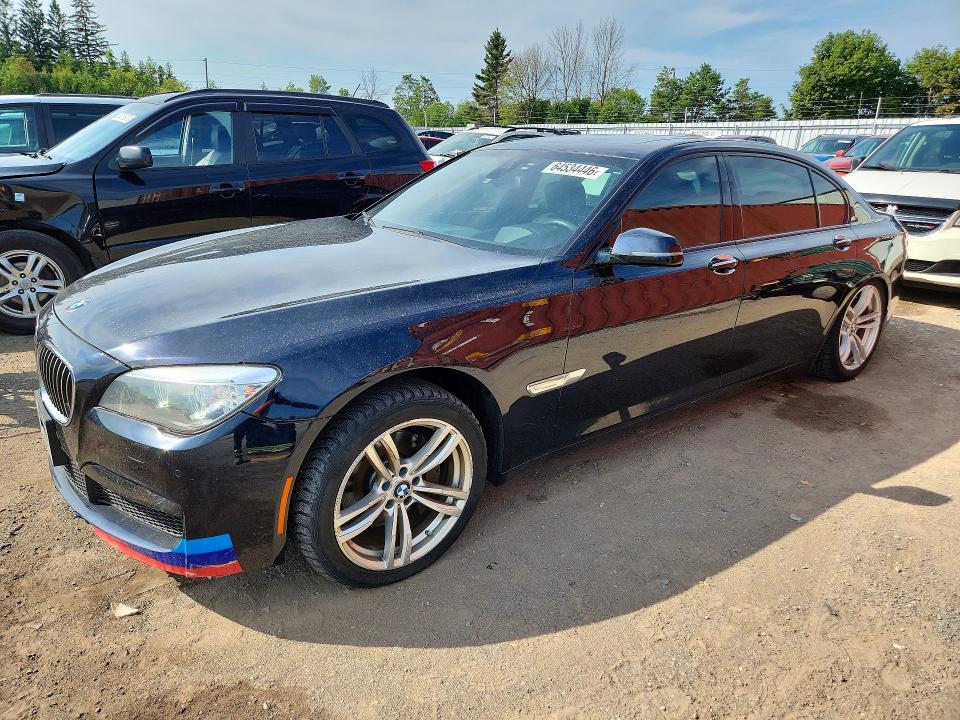 BMW 740 2014 with VIN WBAYF4C51ED281707 - Photo from auction