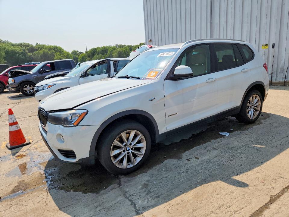 BMW X3 2017 with VIN 5UXWX9C30H0W73753 - Photo from auction