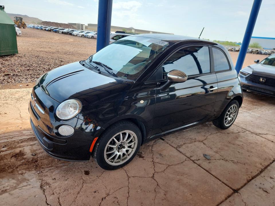 FIAT 500 2012 with VIN 3C3CFFARXCT295423 - Photo from auction